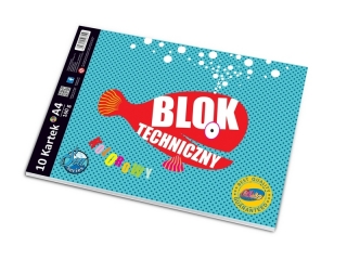 Blok techniczny A4 160g 10k KOLOR SEA Series PAS-7559 [opakowanie=10szt]