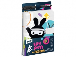 SPY NOTES czarny + d�ugopis UV