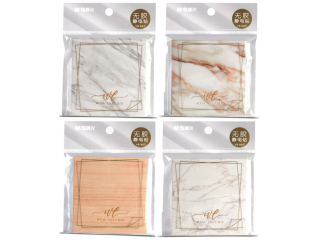 Karteczki elektrostatyczne Marble, 80 arkuszy,  7,6x7,6 cm, MG