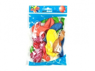 Balony 12" metalowe, per�owe 20szt. mix kolor�w