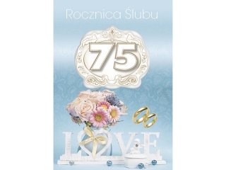 Kartki laurka LDG du�a z g�bk� zest. 466 "75 ROCZNICA �LUBU"