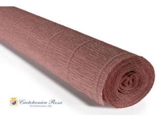 Krepina W�oska Cartotecnica Rossi 180g/m² 613 Br�zowy antyczny r�, 50cm x 250cm