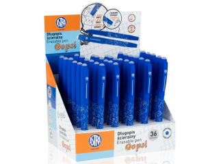 D�ugopis wymazywalny 0, 6 mm ASTRAPEN OOPS! Classic - 36 szt. display [opakowanie=36szt]