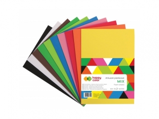 Arkusze piankowe MIX, A4, 10 ark, 10 kolor�w, Happy Color