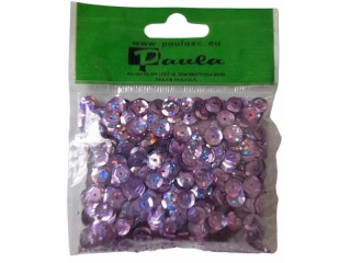 Cekiny PAULA 6mm - hologram wrzosowy