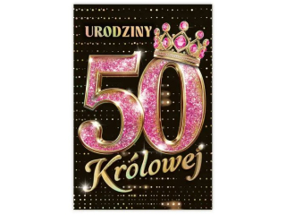 Kartka urodzinowa KZK B6 nr.37 - 50te Urodziny Kr�lowej
