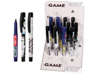Pi�ro kulkowe na naboje CRESCO College, Game display 12szt.