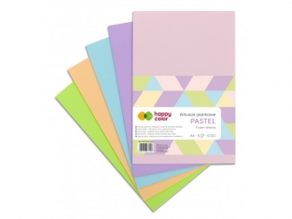 Arkusze piankowe PASTEL, A4, 5 ark, 5 kolor�w, Happy Color
