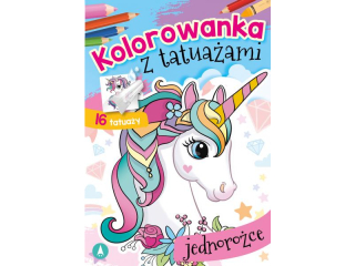 Kolorowanka z tatua�ami SKRZAT Jednoro�ce