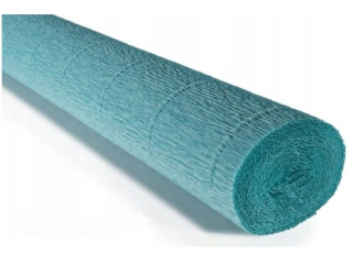 Krepina W�oska Cartotecnica Rossi 180g/m² 17E3 Niebieski lazur, 50cm x 250cm
