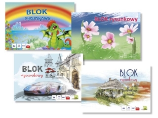 Blok rysunkowy A4 100k. KRESKA