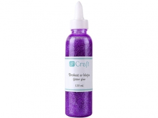BROKAT W KLEJU, 120 ML - PURPLE