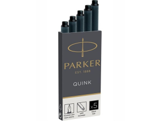 Naboje atramentowe d�ugie PARKER Quink 5szt. - czarne