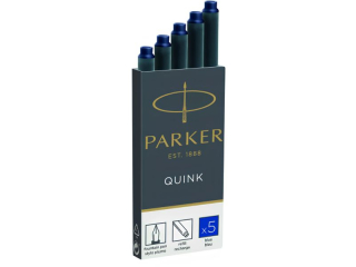 Naboje z atramentem PARKER QUINK STANDARD 5 szt. NIEBIESKI