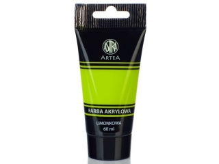 Farba akrylowa ASTRA Artea tuba 60ml - limonkowa