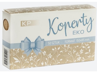 Koperty eko kraft na pieni�dze KP 150x85 POL-MAK 50szt.