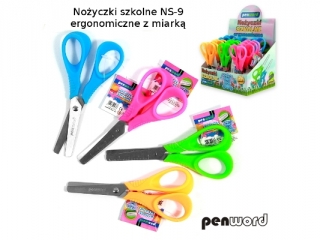 No�yczki szkolne PENWORD NS-9 ergonomiczne z miark�