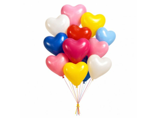 Balony PENWORD Serca mix kolor�w 10szt.