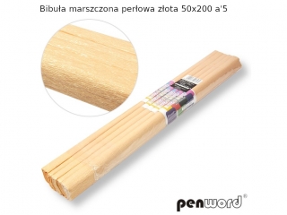 BIBU�A MARSZCZONA PER�OWA Z�OTA 50x200  a5
