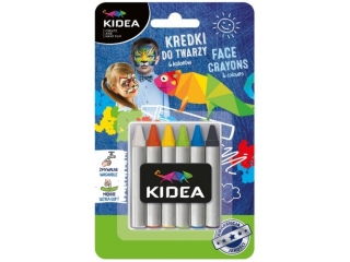 KREDKI DO TWARZY 6 KOLOR�W X 2, 5 G KIDEA