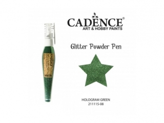 D�ugopis z brokatem holograficznym CADENCE 10g - Green