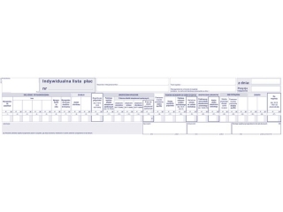 Druk- Indywidualna lista p�ac      P05-M