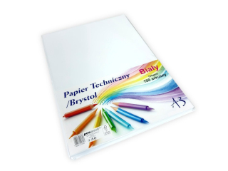 PAPIER TECHNICZNY/BRYSTOL A3 CB-A3-180 BIA�Y 100 ARKUSZY