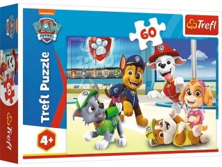 Puzzle   60 TREFL Psi patrol - W �wiecie Piesk�w