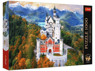 Puzzle 1000 TREFL Premium Plus - Photo Odyssey: Zamek Neuschwanstein, Niemcy