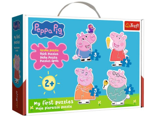 Puzzle Baby Classic TREFL �winka Peppa - Ma�a �winka w�r�d przyjaci�