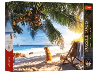 Puzzle 1000 TREFL Premium Plus - Photo Odyssey: Relaks na pla�y, Seszele