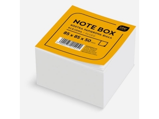Kostka papierowa bia�a 85x85x50 mm