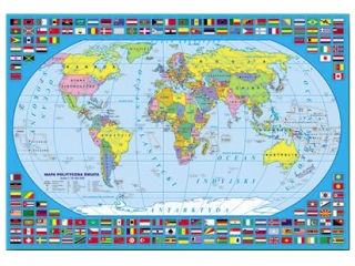 Mapa Oklejana DERFORM �wiat