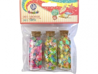 Confetti 3x10g buteleczki szklane - S�oneczny dzie�