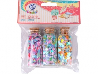 Confetti 3x10g buteleczki szklane - S�oneczny dzie�