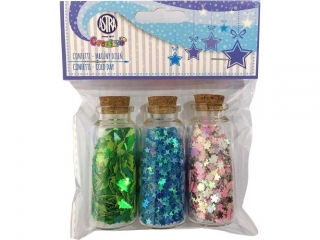 Confetti 3x10g buteleczki szklane - Mro�ny dzie�