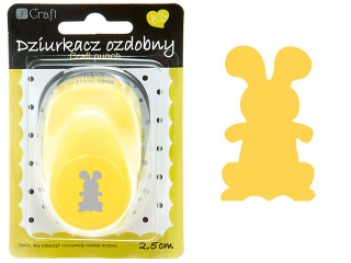 DZIURKACZ OZDOBNY 2, 5CM ZAJ�C WLK-DLP