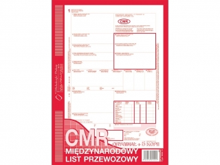 Druk 800-3 CMR Mi�dzynarodowy list przewozowy A4