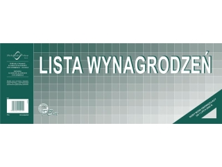Druk - Lista wynagrodze� 1/2 A3   P03-M