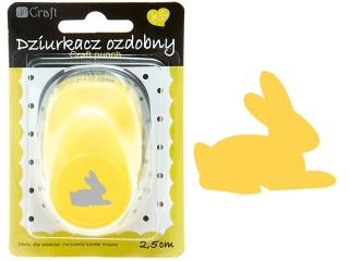 DZIURKACZ OZDOBNY 2, 5CM KR�LIK WLK-DLP