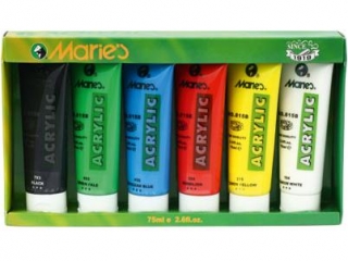 Farby akrylowe 6 kolor�w MARIE'S DU�E
