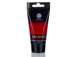 Farba akrylowa ASTRA Artea tuba 60ml - kadmium czerwony ciem