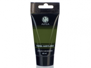 Farba akrylowa ASTRA Artea tuba 60ml - ziele� chromowa