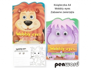 Kolorowanka PENWORD A4 Zabawne Zwierz�ta Wobbly Eyes