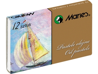 Pastele olejne E1220 - 12 kolor�w Maries