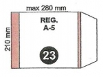 Ok�adka na zeszyt A5 regulowana nr23 210x280mm