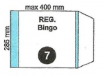 Ok�adka szkolna Bingo regulowana nr07 285x400mm