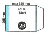 Ok�adka szkolna regulowana START nr26 265x390mm