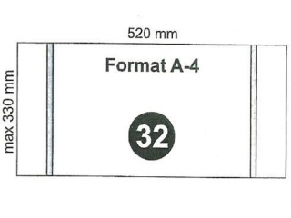 Ok�adka samoprzylepna A4 Fol-Plast max: 330x520mm