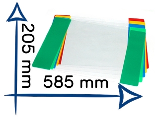 Ok�adka szkolna Plastyka nr19 205x585mm